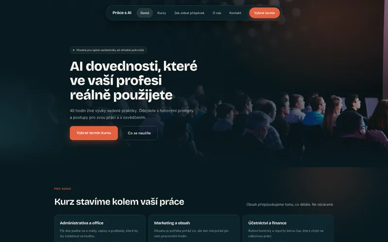 Náhled projektu Práce s AI